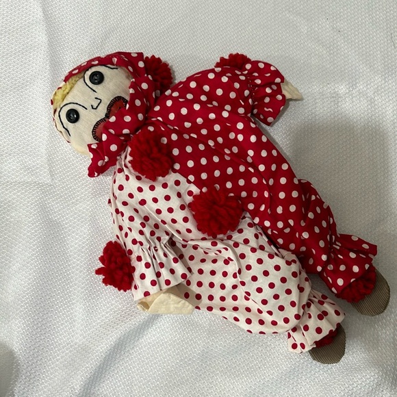 Vintage unique clown doll plush stuffed - Picture 1 of 4